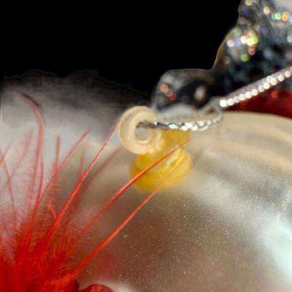 VTG Robert Stanley Anthropomorphic Blown Glass Pug Dog Christmas Ornament No Box - Picture 9 of 16